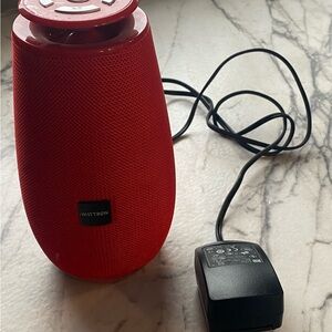 Red Portable Bluetooth Speaker